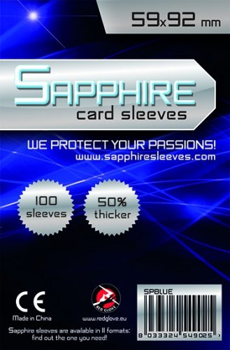 Sapphire Sleeves obaly na karty Sapphire Blue - Standard European - 59 x 92 mm 100 ks
