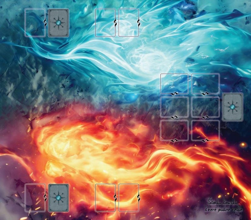 Playmat pro hru Škoda kouzla, které padne vedle - 80x70 (více druhů)